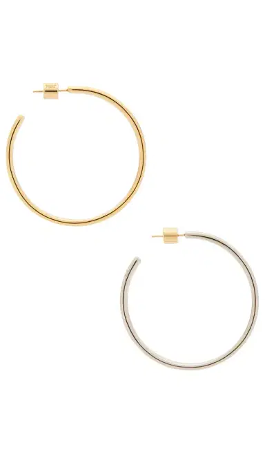 Jennifer Fisher Baby Hoop Earrings | Thumbnail 2