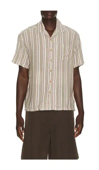 Brixton Bunker Twisted Stripe Woven Shirt | Thumbnail 1 Brixton Bunker Twisted Stripe Woven Shirt | Thumbnail 1