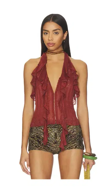 MORE TO COME Marilou Halter Top | Thumbnail 1