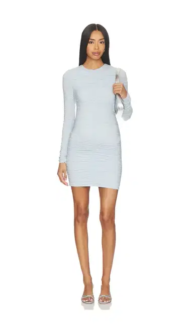 BUMPSUIT Ruched Airbrush Mini Dress | Thumbnail 2