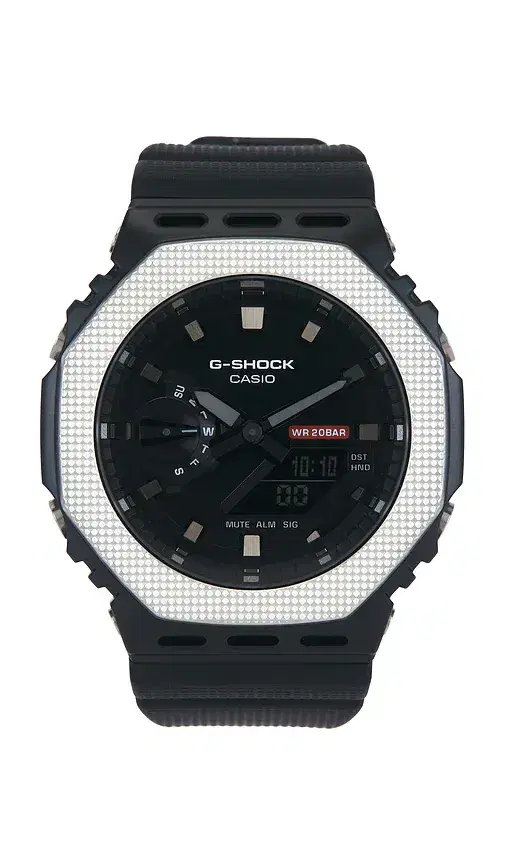 G-Shock G Steel Modern Industrial Gm2100 Series Watchin Black & Silver