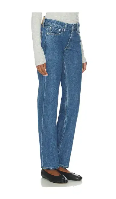 Rag & Bone Harlow Low Rise Full Straight Jeans | Thumbnail 2 Rag & Bone Harlow Low Rise Full Straight Jeans | Thumbnail 2
