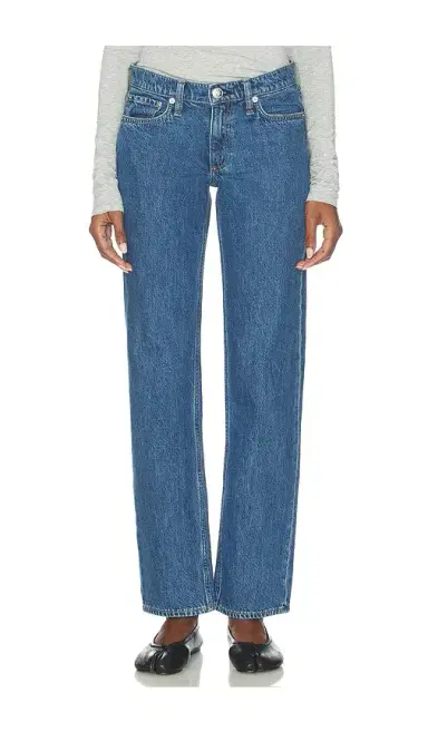 Rag & Bone Harlow Low Rise Full Straight Jeans | Thumbnail 1 Rag & Bone Harlow Low Rise Full Straight Jeans | Thumbnail 1