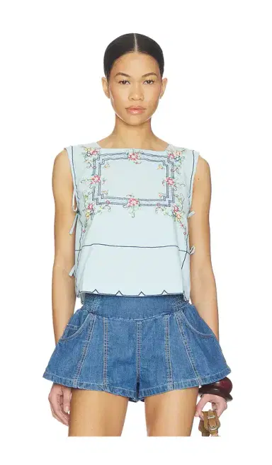 Free People Garden Wall Top | Thumbnail 1