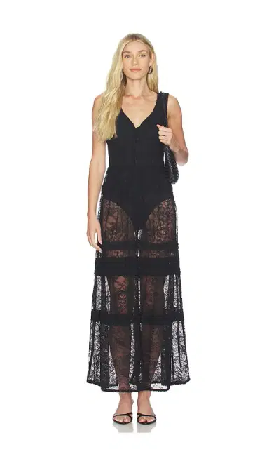 Free People Sweet Saloon Sleeveless Maxi Dress | Thumbnail 2