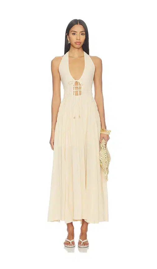 Free People x free-est Angel Maxi Dress In Buttercream