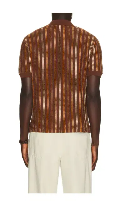 House of Sunny Stripe Knitted Polo | Thumbnail 2