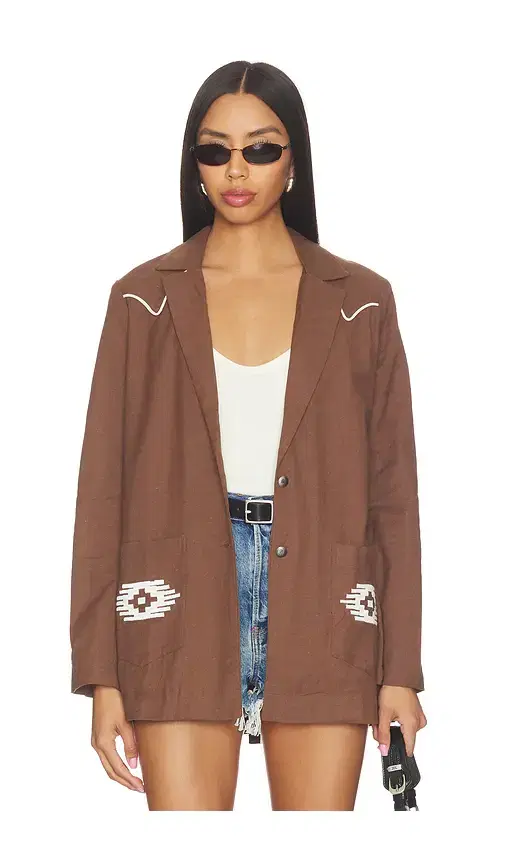 The Eleanor Relaxed Western Blazer