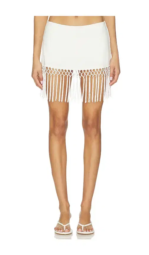 x REVOLVE Aria Tassel Skirt