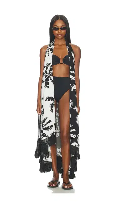Farm Rio Graphic Palms Dress | Thumbnail 2