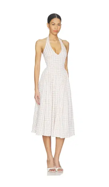 MORE TO COME Lottie Halter Maxi Dress | Thumbnail 2 MORE TO COME Lottie Halter Maxi Dress | Thumbnail 2