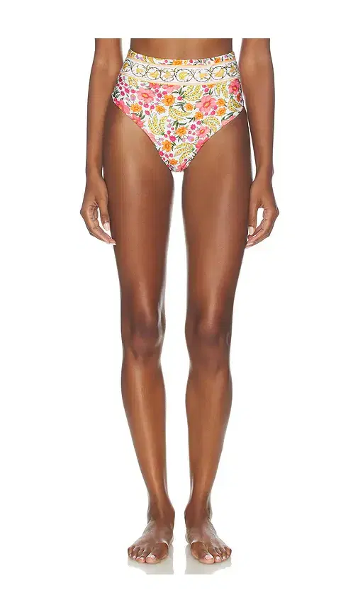 Banana Flowers High Waist Bikini Bottom