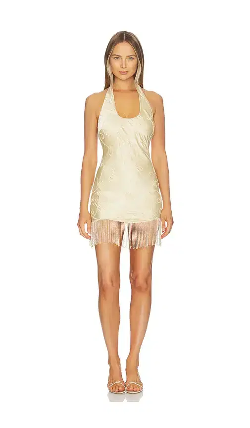 x REVOLVE Kovi Beaded Mini Dress