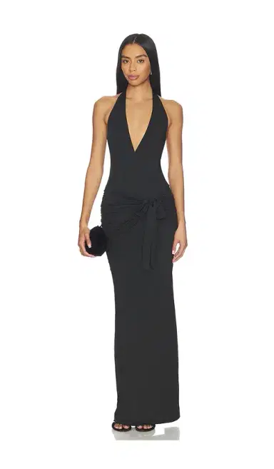 superdown Chloe Halter Maxi Dress | Thumbnail 1 superdown Chloe Halter Maxi Dress | Thumbnail 1