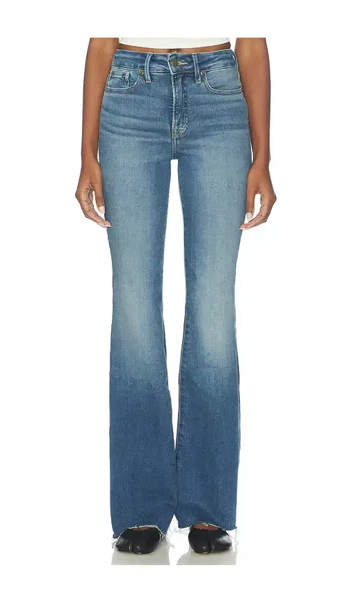 Good American Good Legs Flare Jeans