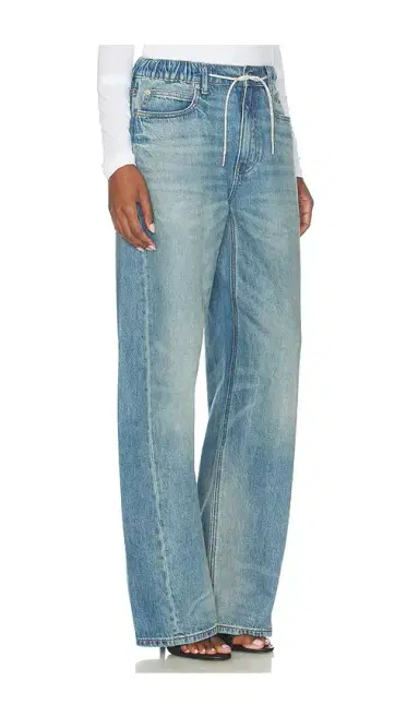 Alexander Wang Balloon Jogger Jeans With Crystal Drawcord | Thumbnail 2 Alexander Wang Balloon Jogger Jeans With Crystal Drawcord | Thumbnail 2