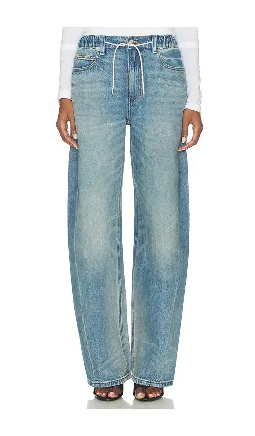 Alexander Wang Balloon Jogger Jeans With Crystal Drawcord
