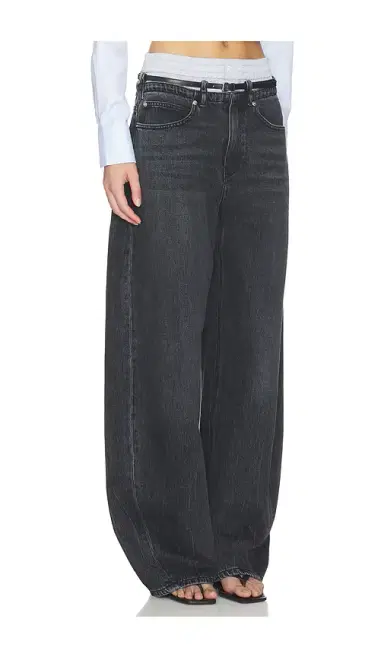 Alexander Wang Prestyle Blow Up Jeans With Leather Belt And Boxer | Thumbnail 2 Alexander Wang Prestyle Blow Up Jeans With Leather Belt And Boxer | Thumbnail 2