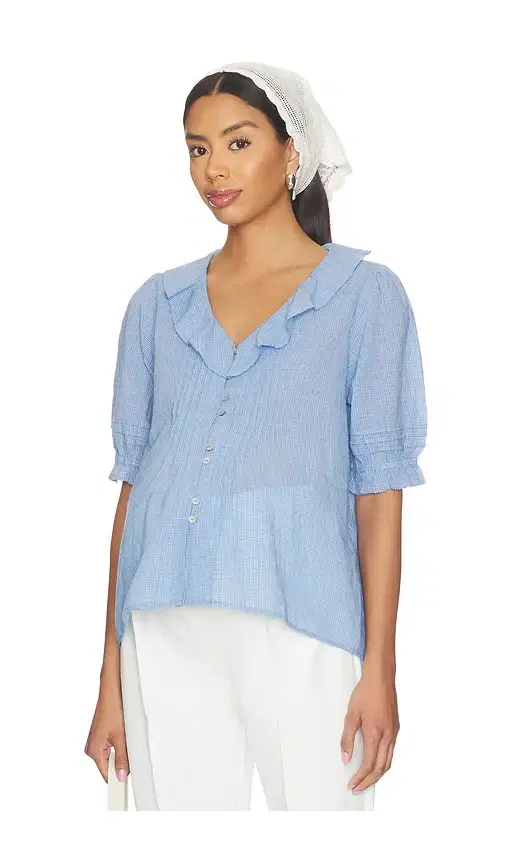 HATCH The Plaid Lou Lou Nursing Blouse
