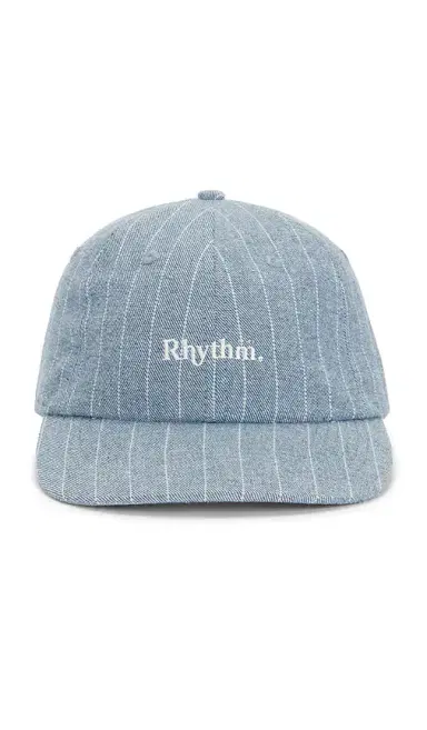 Rhythm Essential Pin Stripe Denim Cap | Thumbnail 1 Rhythm Essential Pin Stripe Denim Cap | Thumbnail 1