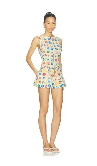 Free People Dune Dancer Printed Romper | Thumbnail 2 Free People Dune Dancer Printed Romper | Thumbnail 2