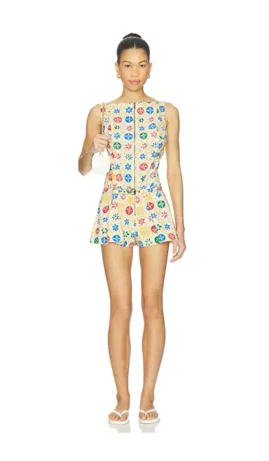 Free People Dune Dancer Printed Romper | Thumbnail 1 Free People Dune Dancer Printed Romper | Thumbnail 1
