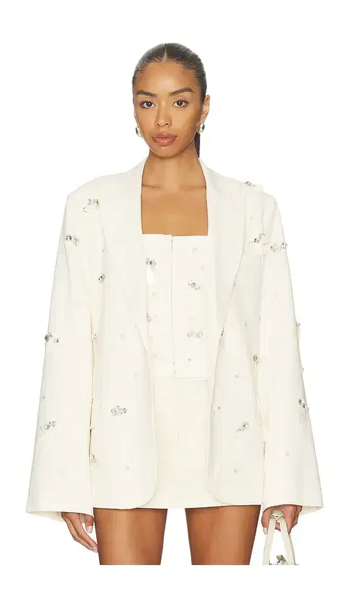 Embellished Oversized Blazer
