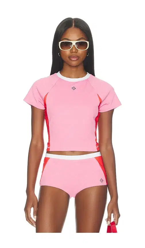 Monogram Rash Top