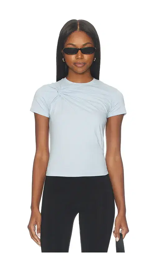 Good American Super Stretch Twist Tee Shirt