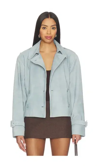 LAMARQUE Dhana Cropped Trench Coat | Thumbnail 2 LAMARQUE Dhana Cropped Trench Coat | Thumbnail 2