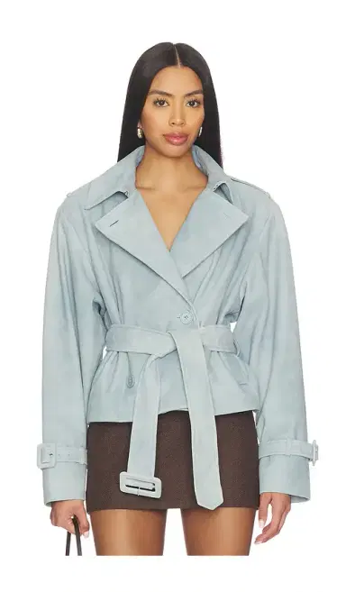 LAMARQUE Dhana Cropped Trench Coat | Thumbnail 1 LAMARQUE Dhana Cropped Trench Coat | Thumbnail 1