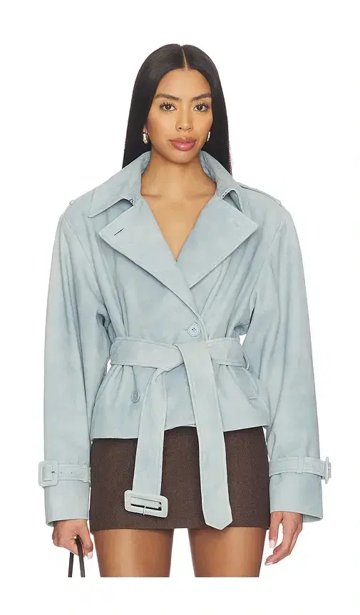 LAMARQUE Dhana Cropped Trench Coat