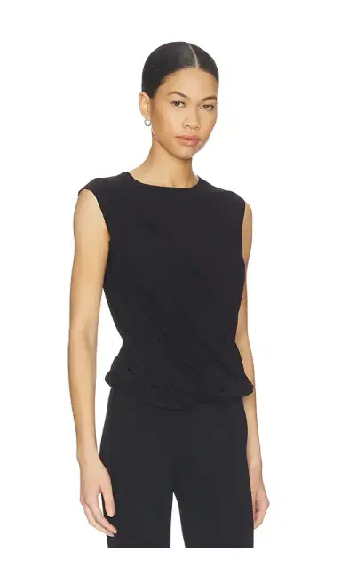 Norma Kamali Sleeveless Twist Top | Thumbnail 2 Norma Kamali Sleeveless Twist Top | Thumbnail 2