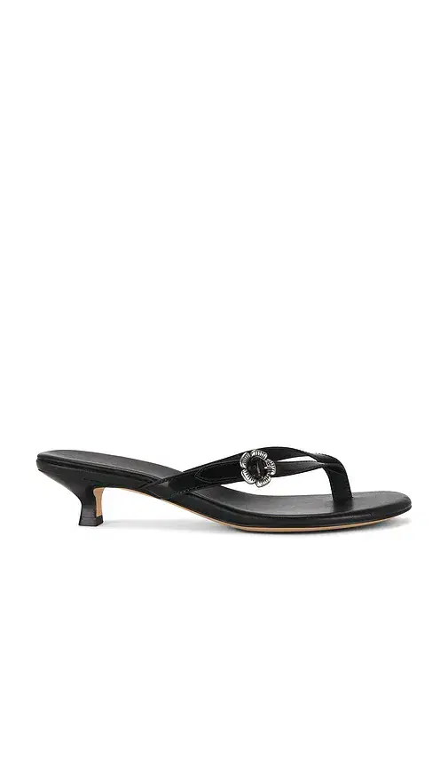 Tea Rose Thong Kitten Heel