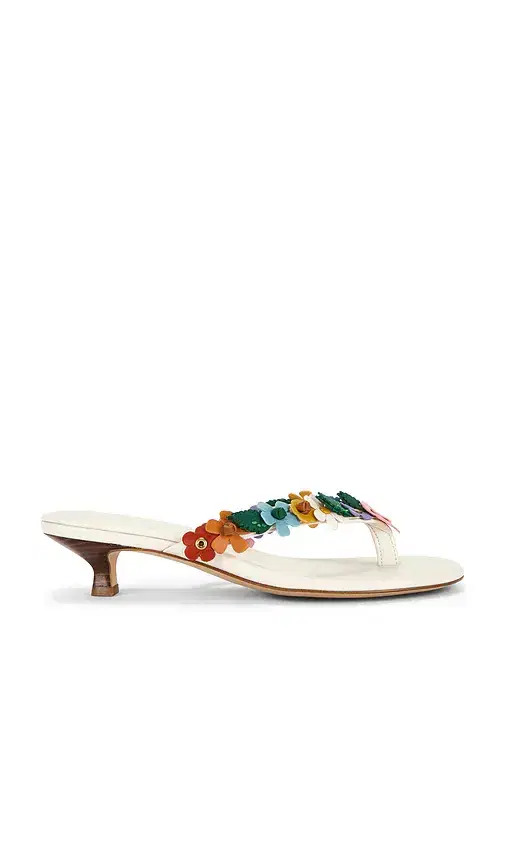 Tea Rose Thong Kitten Heel