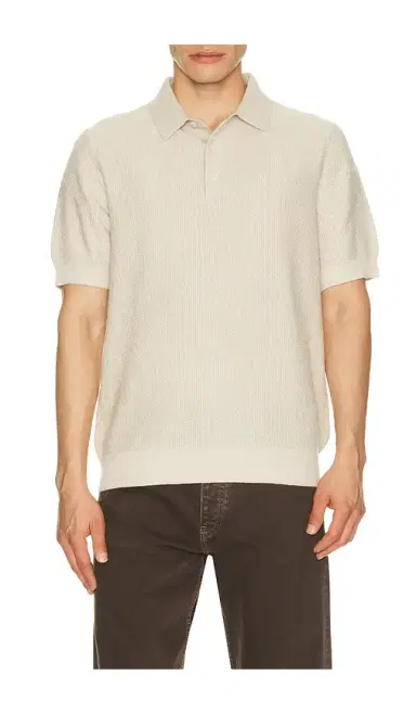 Vince Geo Jacquard Short Sleeve Polo | Thumbnail 1 Vince Geo Jacquard Short Sleeve Polo | Thumbnail 1