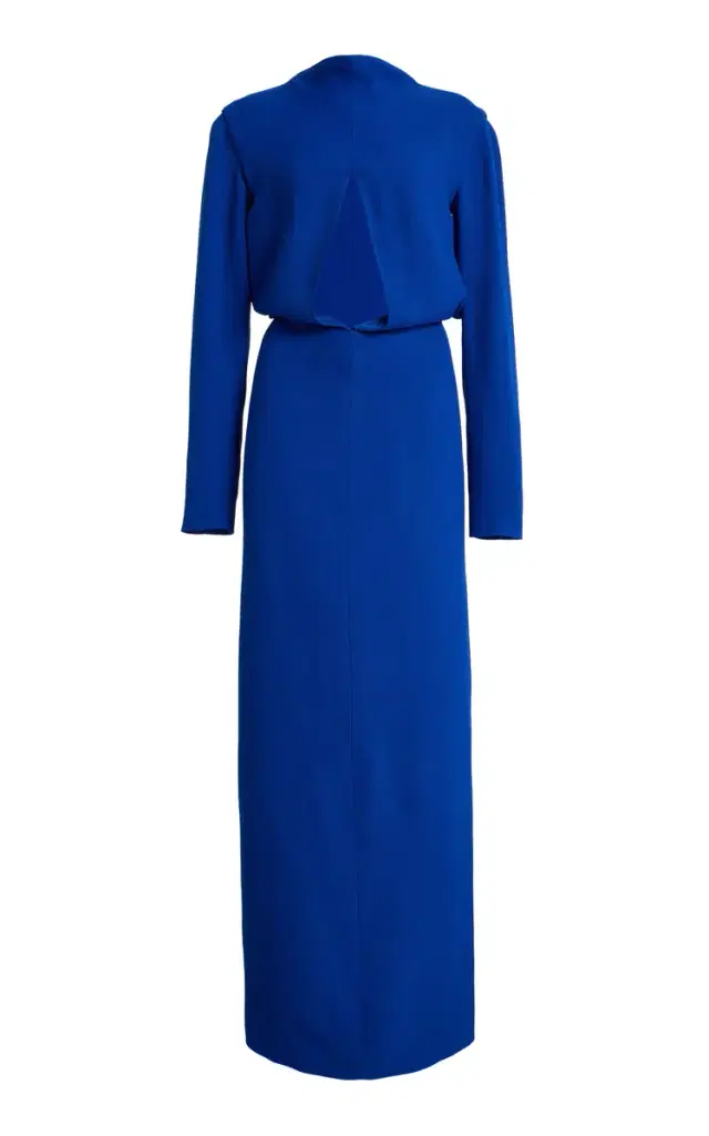 Tove Helena Cutout Crepe-Satin Maxi Dress