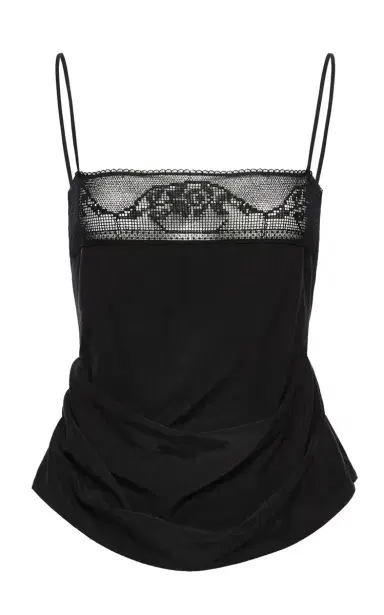 Magda Butrym Silk Floral-Embellished Tank Top | Thumbnail 2
