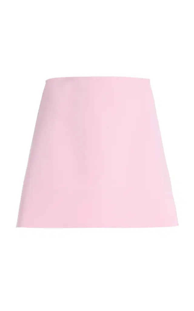 BIRROT Exclusive Lay3 Crepe Mini Skirt