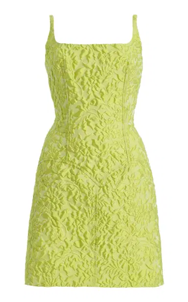 Emilia Wickstead Eliezer Jacquard Mini Dress | Thumbnail 6