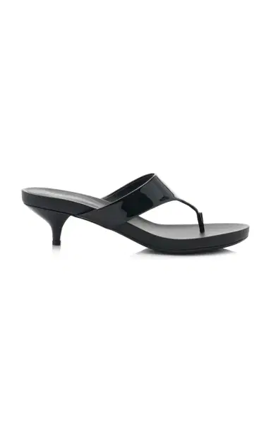 Prada Patent Leather Thong Sandals | Thumbnail 7