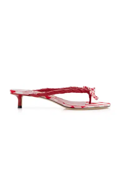 Jimmy Choo Liss Gingham Leather Sandals | Thumbnail 6 Jimmy Choo Liss Gingham Leather Sandals | Thumbnail 6