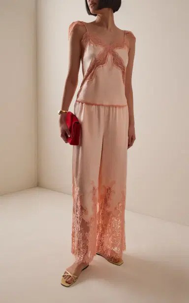 Third Form Exclusive Lace-Trimmed Satin Camisole Top | Thumbnail 3