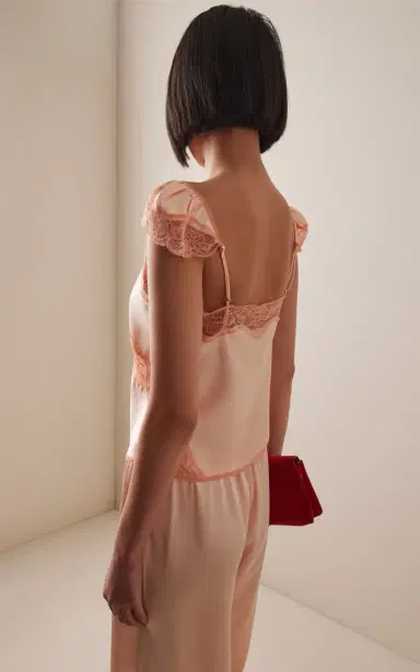 Third Form Exclusive Lace-Trimmed Satin Camisole Top | Thumbnail 4