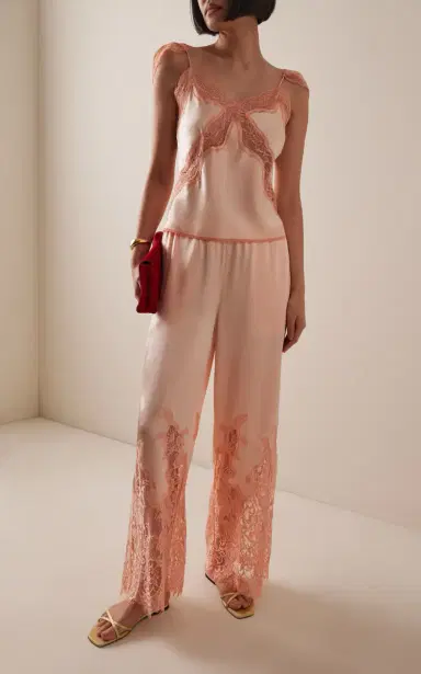 Third Form Exclusive Adore Lace-Trimmed Silk-Blend Pants | Thumbnail 2 Third Form Exclusive Adore Lace-Trimmed Silk-Blend Pants | Thumbnail 2