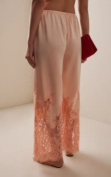 Third Form Exclusive Adore Lace-Trimmed Silk-Blend Pants | Thumbnail 4 Third Form Exclusive Adore Lace-Trimmed Silk-Blend Pants | Thumbnail 4