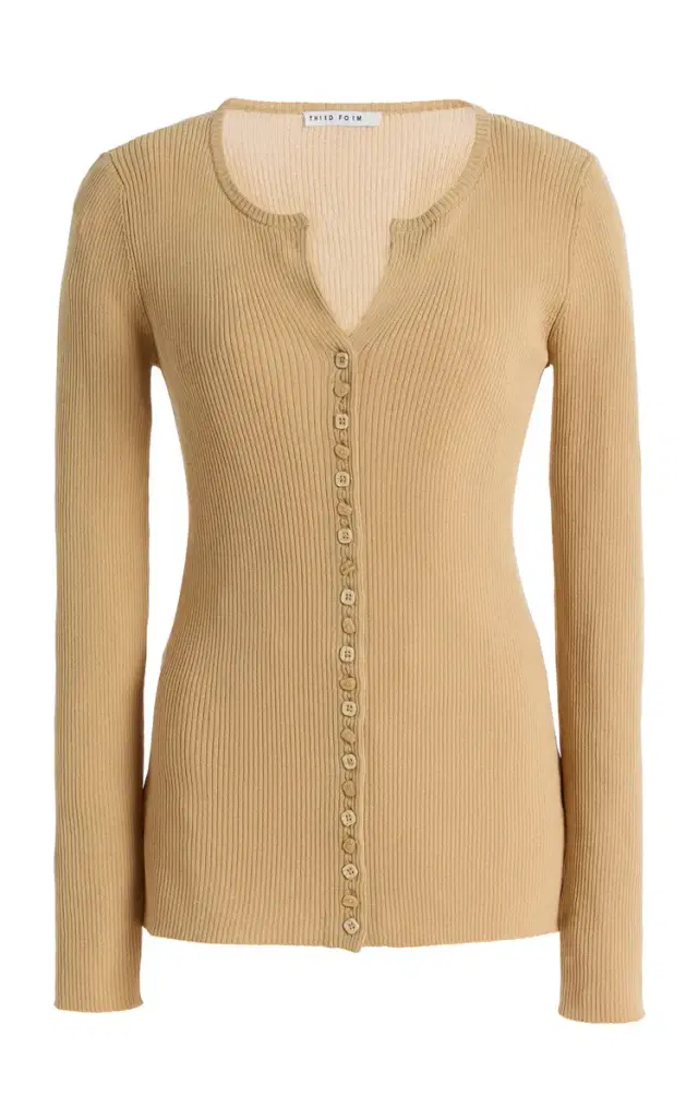 Third Form Exclusive Moonlit Ribbed Knit Cardigan