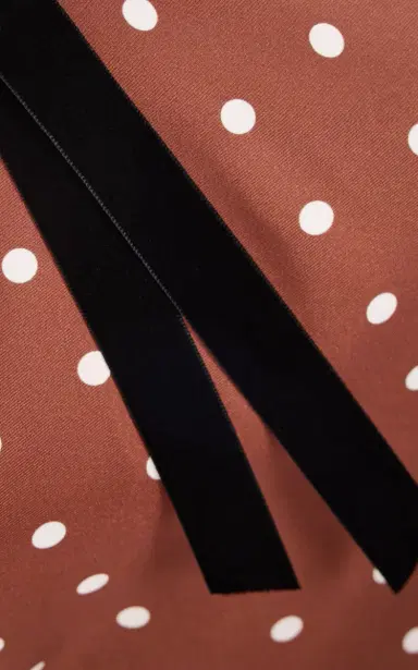 Rodarte Polka-Dot Silk-Twill Midi Dress | Thumbnail 5 Rodarte Polka-Dot Silk-Twill Midi Dress | Thumbnail 5