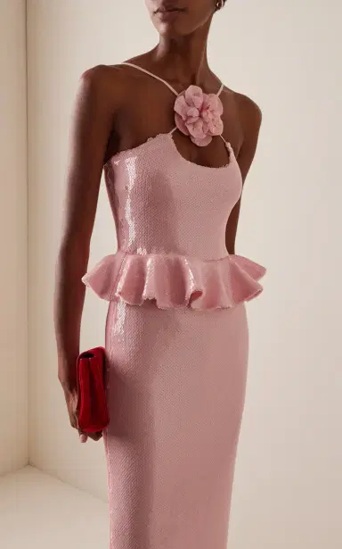 Rodarte Sequined Peplum Gown | Thumbnail 3 Rodarte Sequined Peplum Gown | Thumbnail 3
