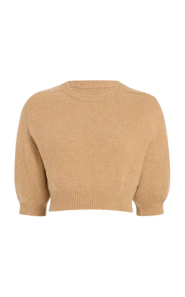 Lorelai Cropped Wool-Cashmere Sweater